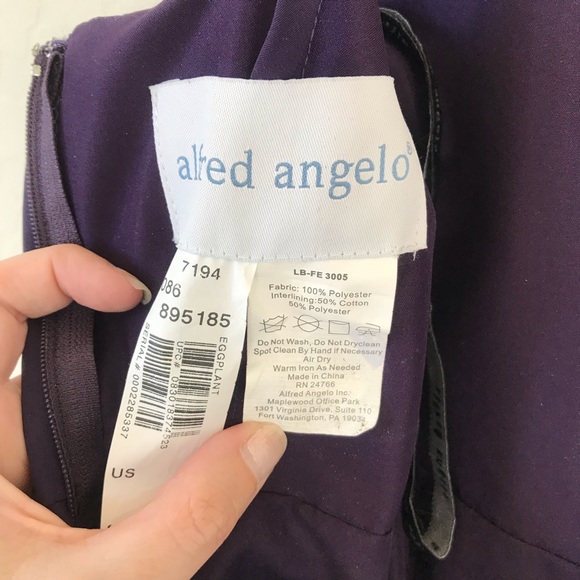 Alfred Angelo Bridesmaid Dress 7194 - Picture 3 of 5